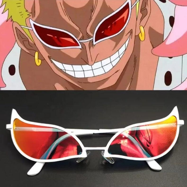 One Piece Donquixote Doflamingo Cosplay Sunglasses – AnimeGo Store