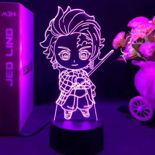 Demon Slayer 16-Color LED Touch + Remote Control Lamps (23 Styles) - AnimeGo Store