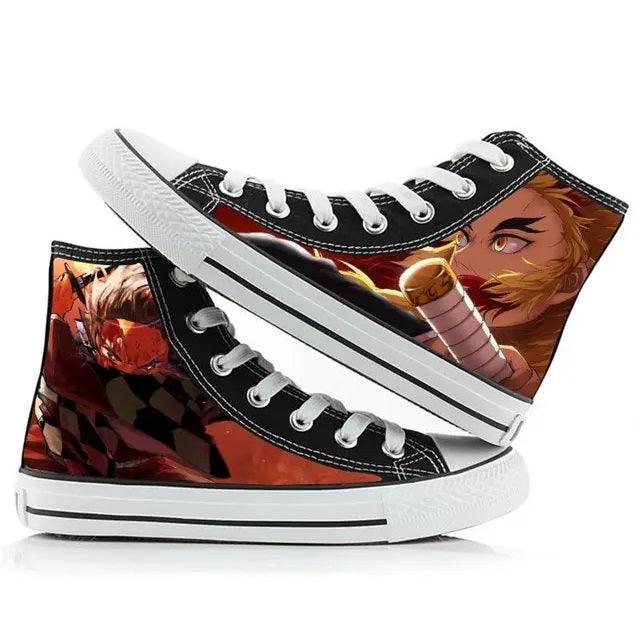 Demon Slayer High Top Canvas Shoes / Sneakers (9 Styles) - AnimeGo Store