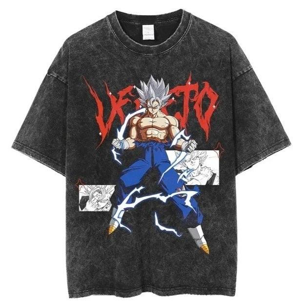 Dragon Ball Vintage Washed Cotton T-Shirts Series GO (16 Styles) - AnimeGo Store