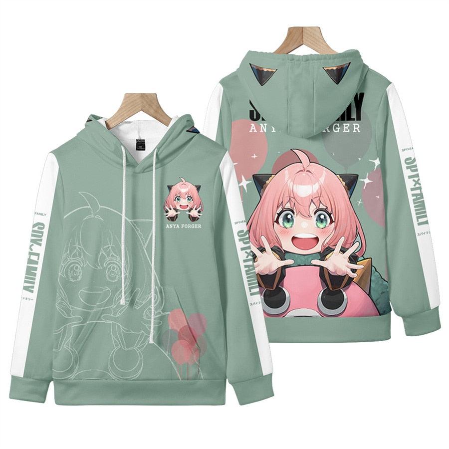 Spy x Family Anya Forger Hoodies (2 Styles / 4 Colors) - AnimeGo Store