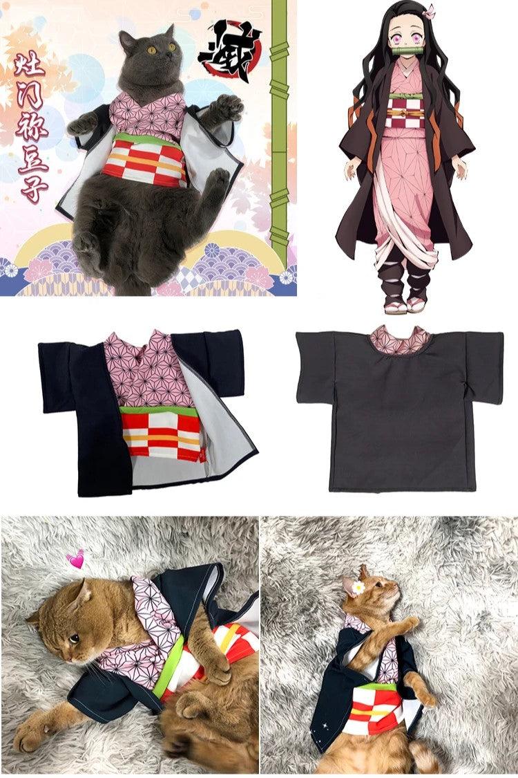 Demon Slayer Pet Cosplay for Cats & Dogs (7 Styles) - AnimeGo Store