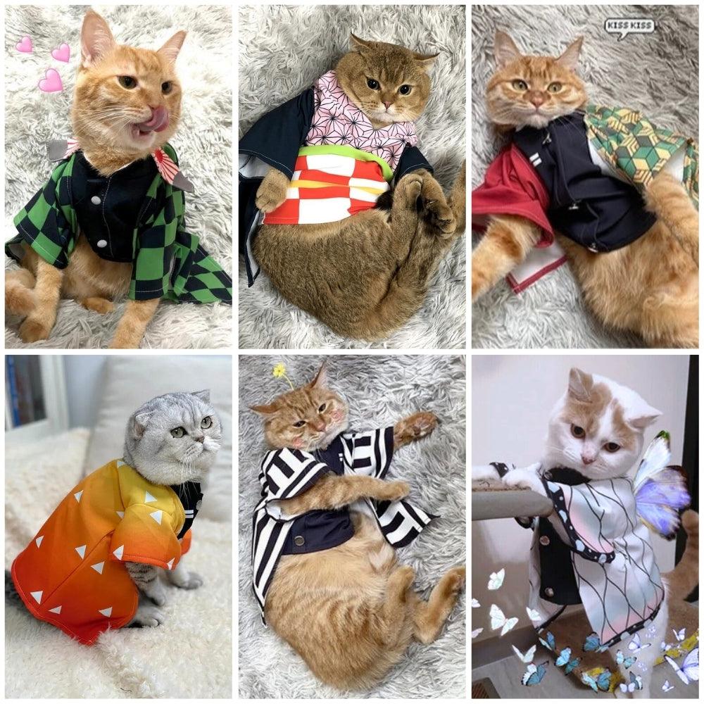 Demon Slayer Pet Cosplay for Cats & Dogs (7 Styles) - AnimeGo Store