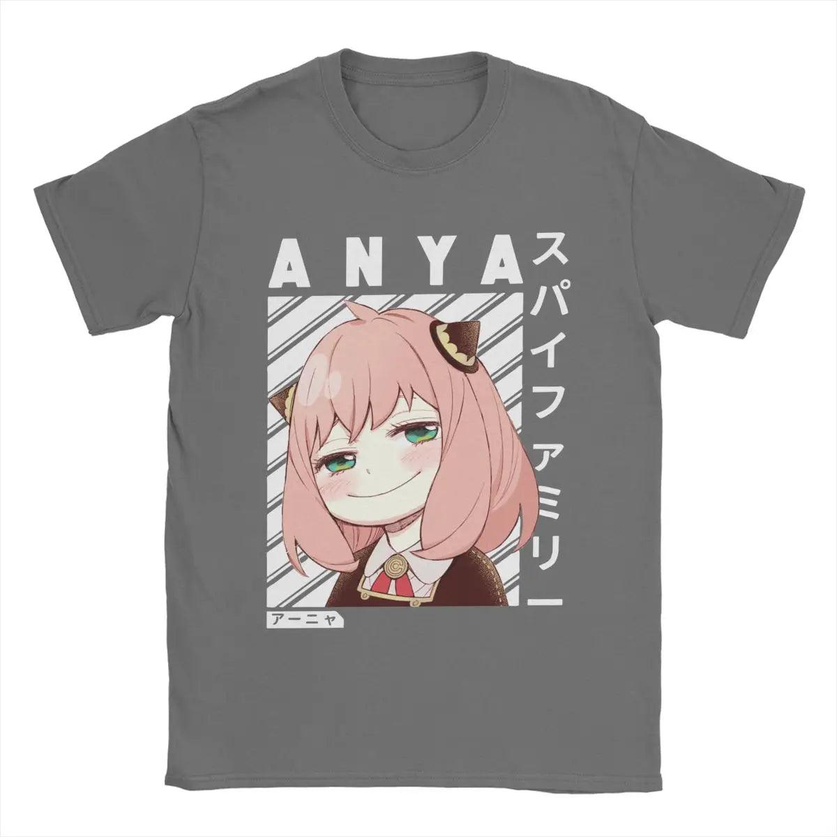 Spy x Family Anya Forger Cotton T-Shirts (9 Colors) - AnimeGo Store