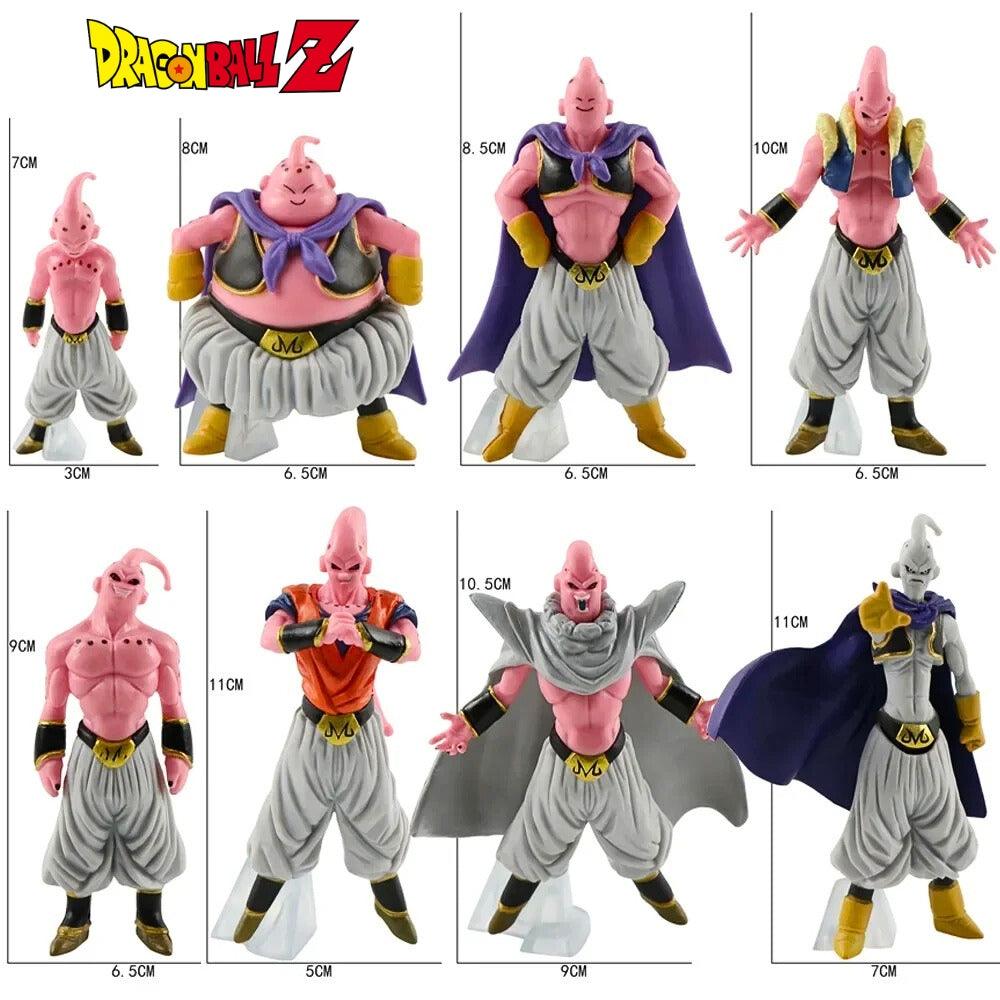 Dragon Ball Z 8-Piece Majin Buu All Forms Action Figures Set - AnimeGo Store