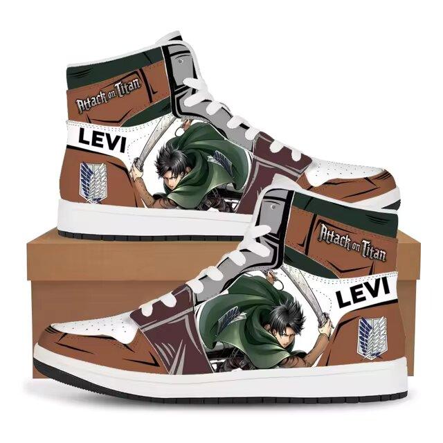 Attack On Titan Custom Sneakers / Basketball Shoes (2 Styles) - AnimeGo Store