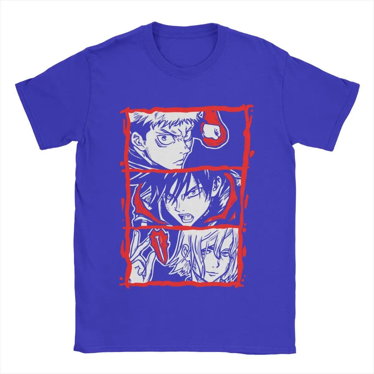 Jujutsu Kaisen Yuji/Megumi/Nobara Cotton T-Shirts (5 Colors) - AnimeGo Store