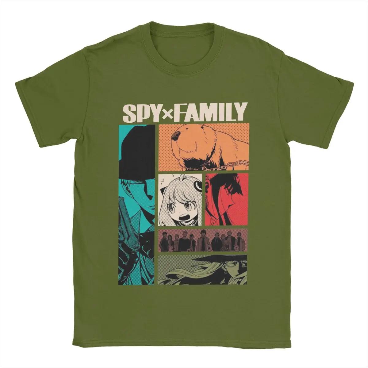 Spy x Family Cotton T-Shirts (8 Colors) - AnimeGo Store