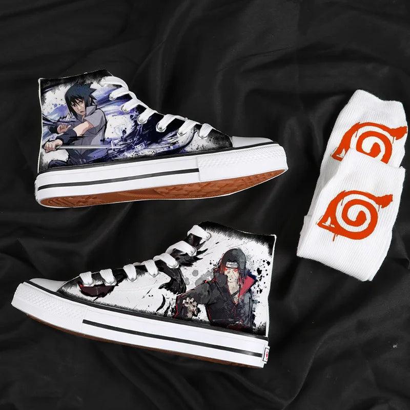 Naruto High Top Canvas Shoes / Sneakers (7 Styles) - AnimeGo Store