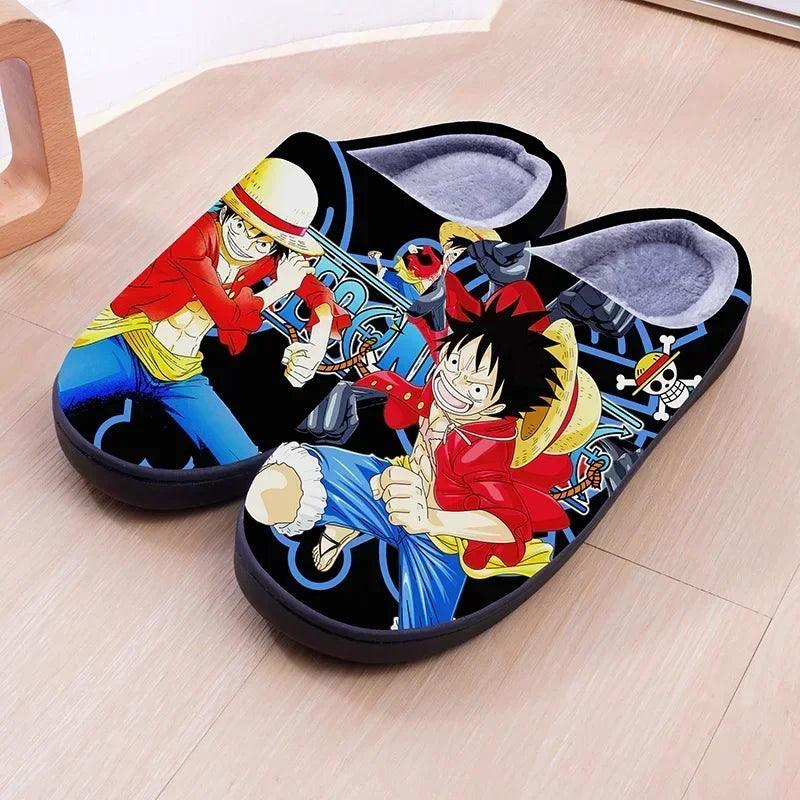 One Piece Warm Slippers (16 Styles) - AnimeGo Store