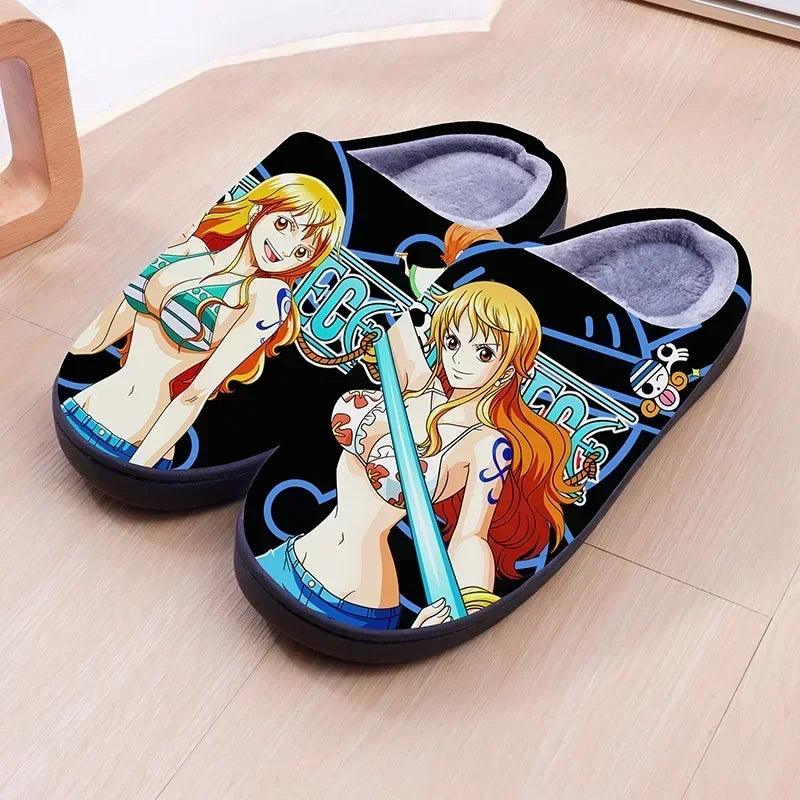 One Piece Warm Slippers (16 Styles) - AnimeGo Store