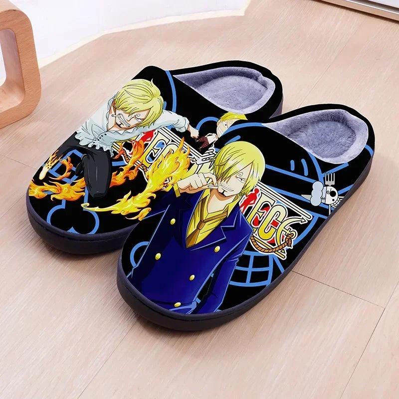 One Piece Warm Slippers (16 Styles) - AnimeGo Store