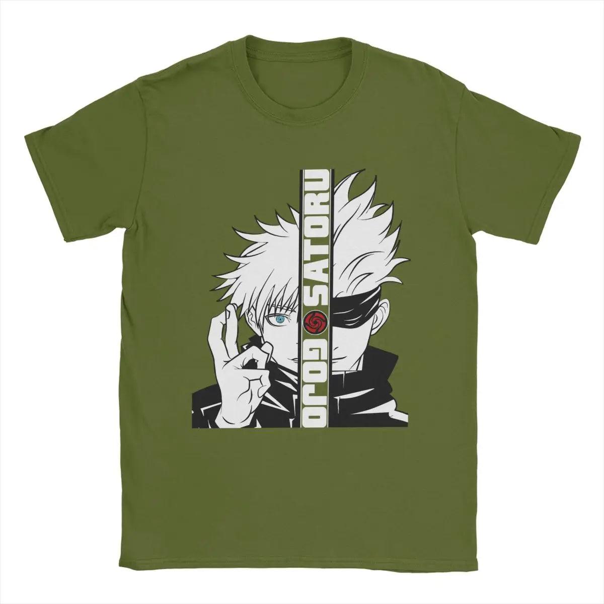 Jujutsu Kaisen Dual Satoru Gojo Cotton T-Shirts (7 Colors) - AnimeGo Store