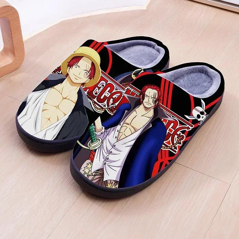 One Piece Warm Slippers (16 Styles) - AnimeGo Store