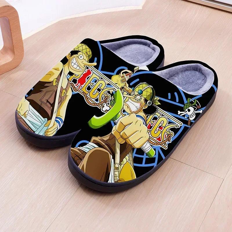 One Piece Warm Slippers (16 Styles) - AnimeGo Store