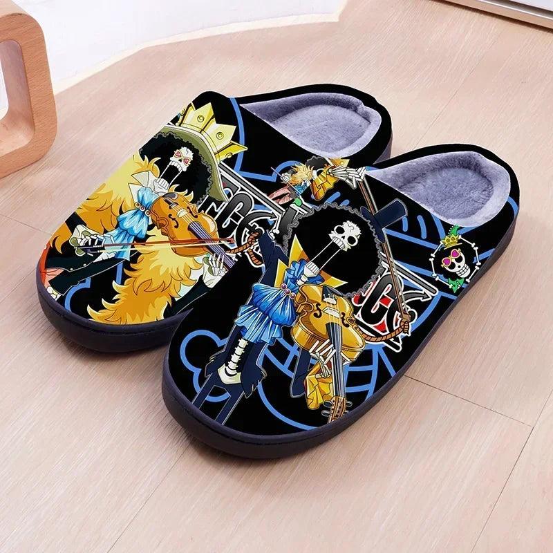 One Piece Warm Slippers (16 Styles) - AnimeGo Store