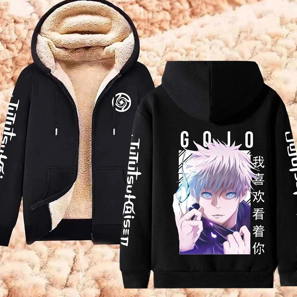 Jujutsu Kaisen Fleece Hoodie Jackets Collection (14 Styles) - AnimeGo Store