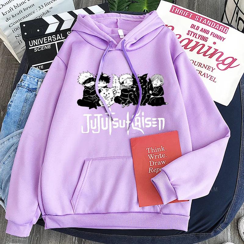 Jujutsu Kaisen Gojo x Itadori x Fushiguro x Kugisaki Hoodies (12 Colors) - AnimeGo Store