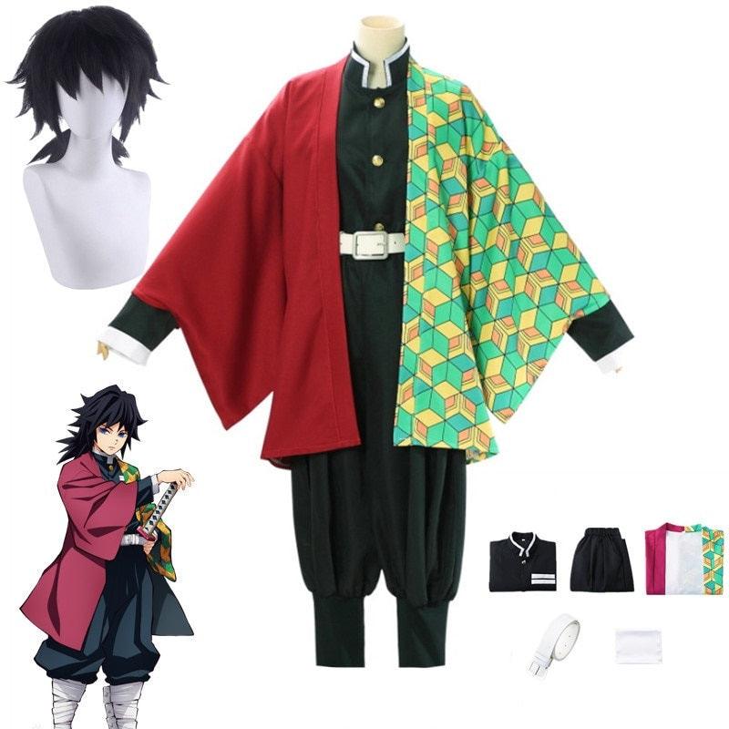 Demon Slayer Giyu Tomioka Cosplay Costume - AnimeGo Store