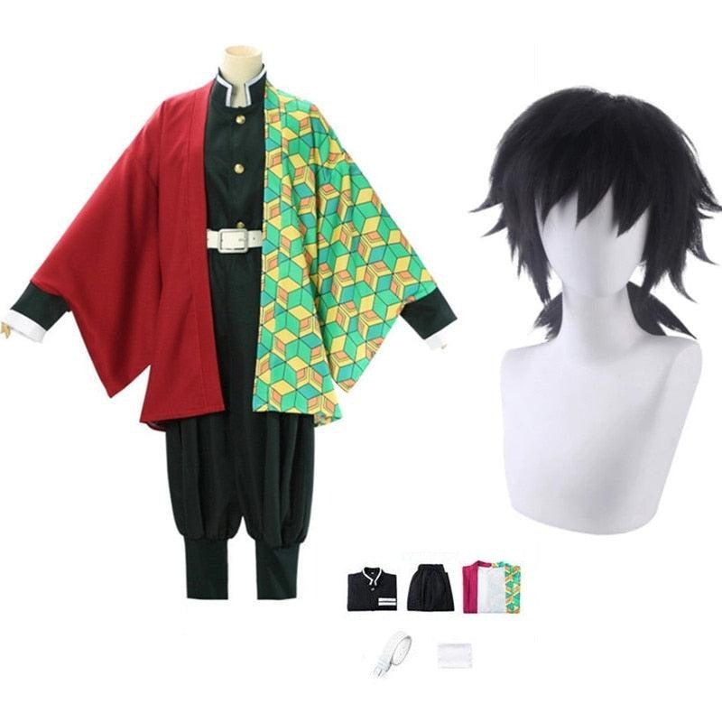 Demon Slayer Giyu Tomioka Cosplay Costume - AnimeGo Store