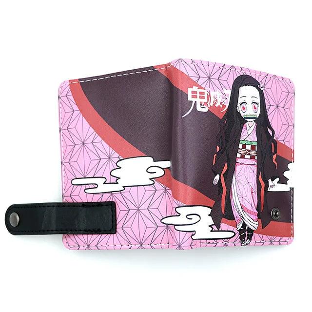 Demon Slayer PU Leather Button Wallets (7 Styles) - AnimeGo Store