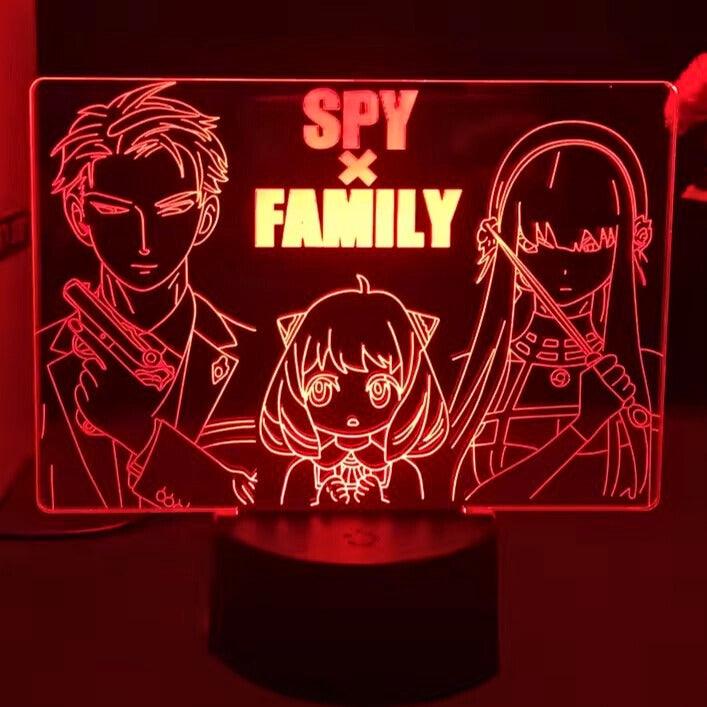 Spy x Family 16-Color LED Touch + Remote Control Lamps (12 Styles) - AnimeGo Store