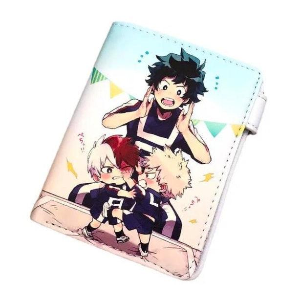 My Hero Academia PU Leather Button Wallet (3 Styles) - AnimeGo Store