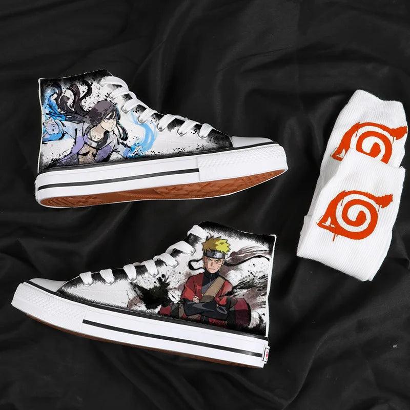 Naruto High Top Canvas Shoes / Sneakers (7 Styles) - AnimeGo Store