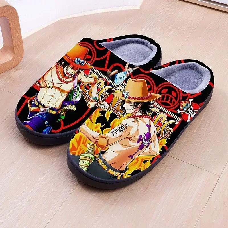 One Piece Warm Slippers (16 Styles) - AnimeGo Store