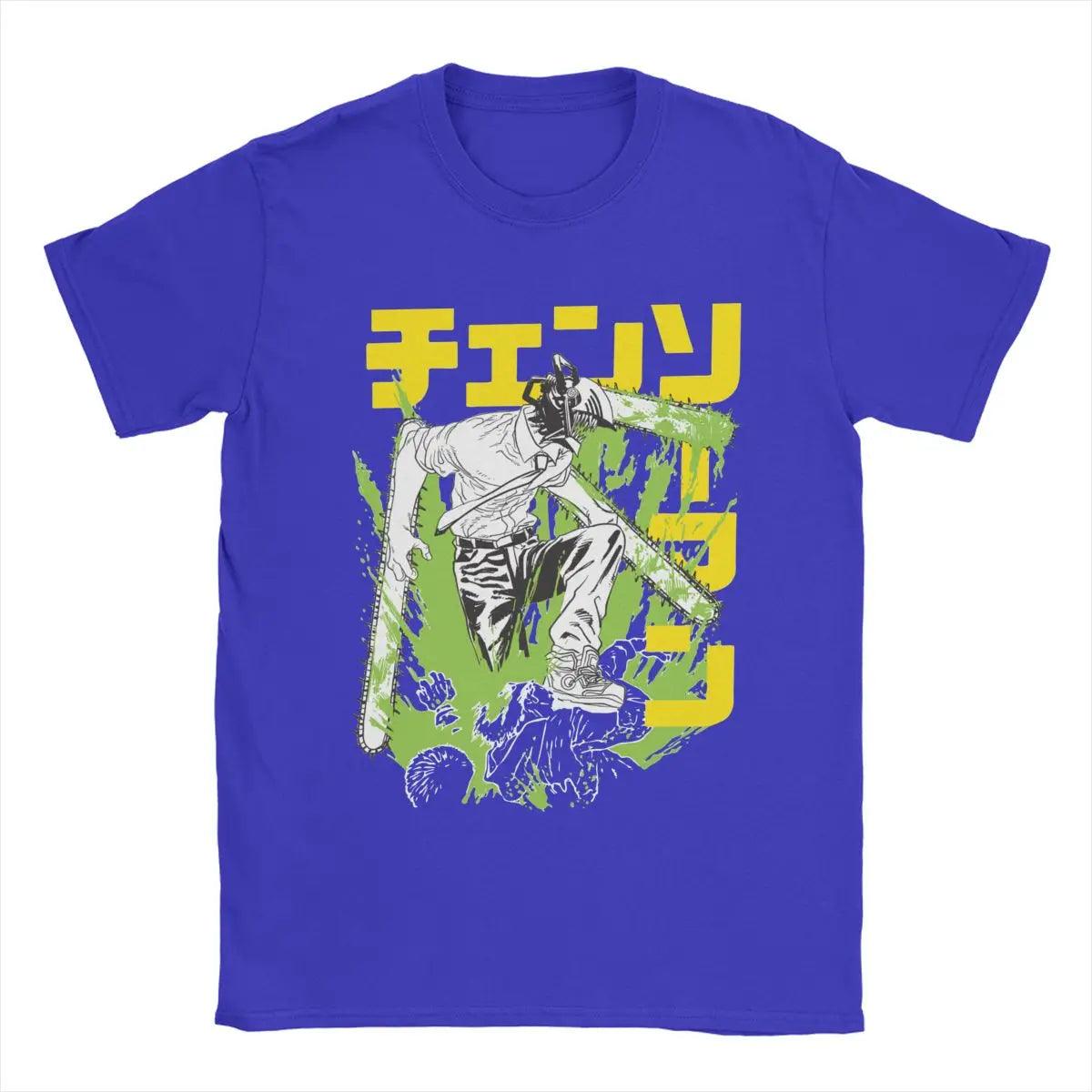 Chainsaw Man Cotton T-Shirts 2.0 (5 Colors) - AnimeGo Store