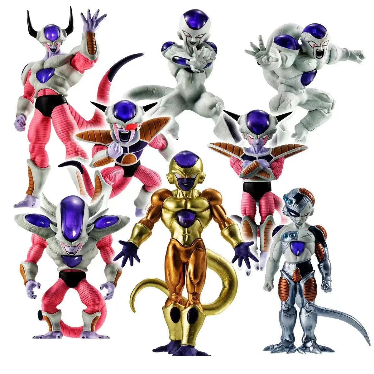 Dragon Ball Super 8-Piece Frieza All Forms Action Figures Set - AnimeGo Store