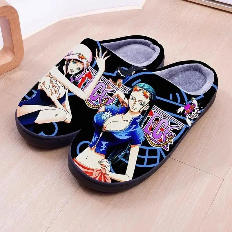 One Piece Warm Slippers (16 Styles) - AnimeGo Store