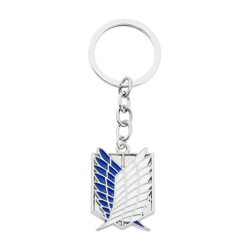 Attack On Titan Survey Corps Wings of Freedom Keychains (4 Colors) - AnimeGo Store