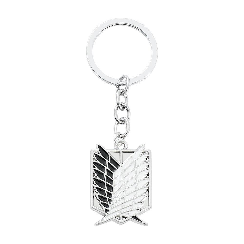 Attack On Titan Survey Corps Wings of Freedom Keychains (4 Colors) - AnimeGo Store