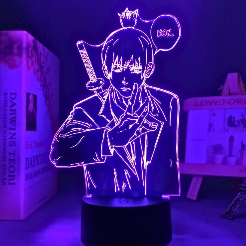 Chainsaw Man 16-Color LED Touch + Remote Control Lamps (4 Styles)