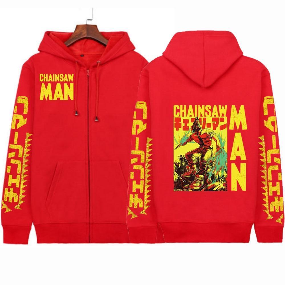 Chainsaw Man Denji Zipper Hoodies (5 Colors) - AnimeGo Store