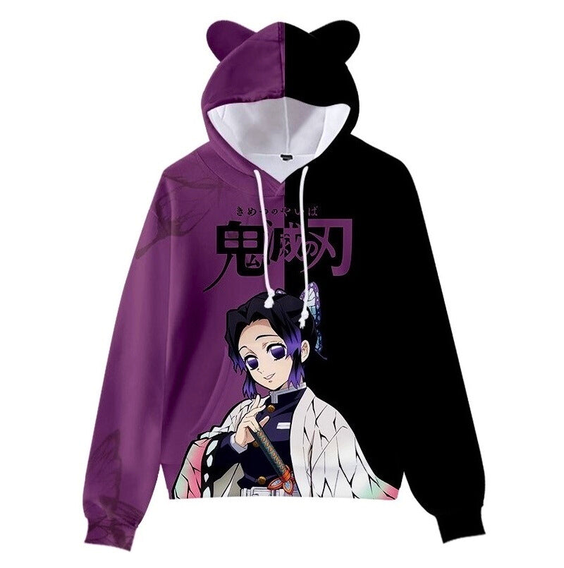 Demon Slayer Cat Ears Hoodies (7 Styles) - AnimeGo Store