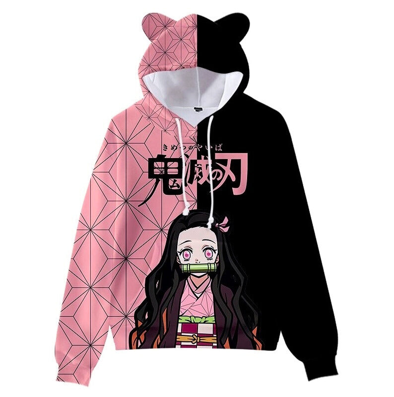 Demon Slayer Cat Ears Hoodies (7 Styles) - AnimeGo Store