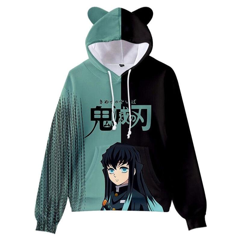 Demon Slayer Cat Ears Hoodies (7 Styles) - AnimeGo Store