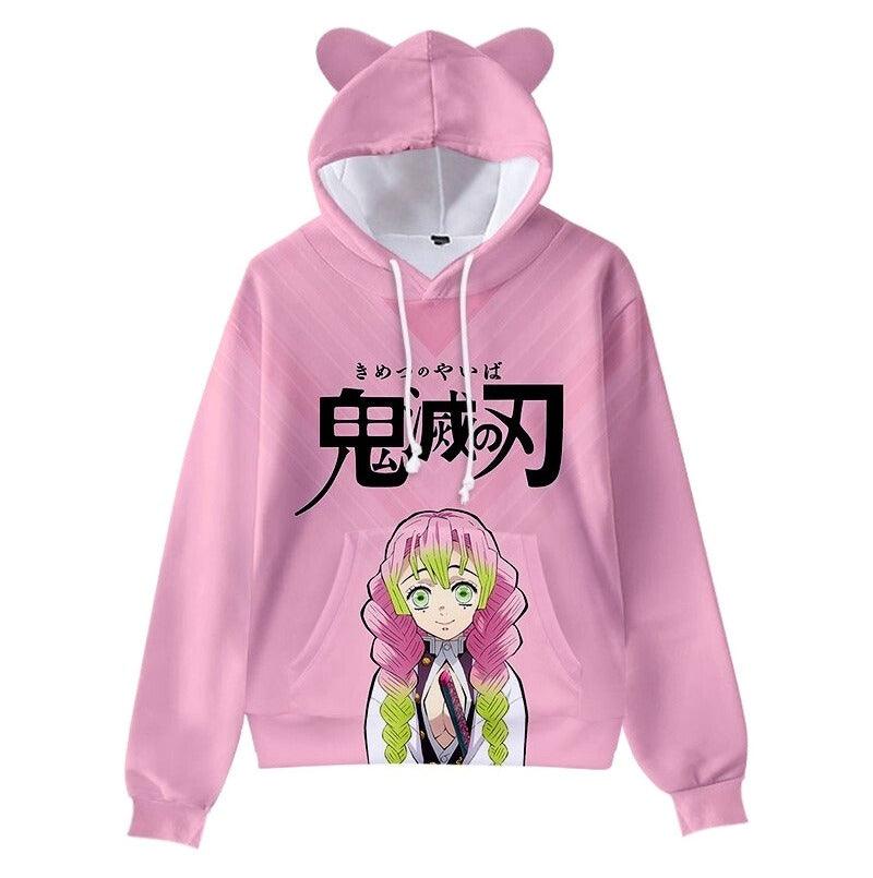 Demon Slayer Cat Ears Hoodies (7 Styles) - AnimeGo Store