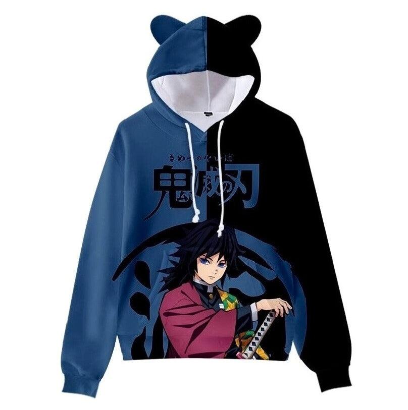 Demon Slayer Cat Ears Hoodies (7 Styles) - AnimeGo Store