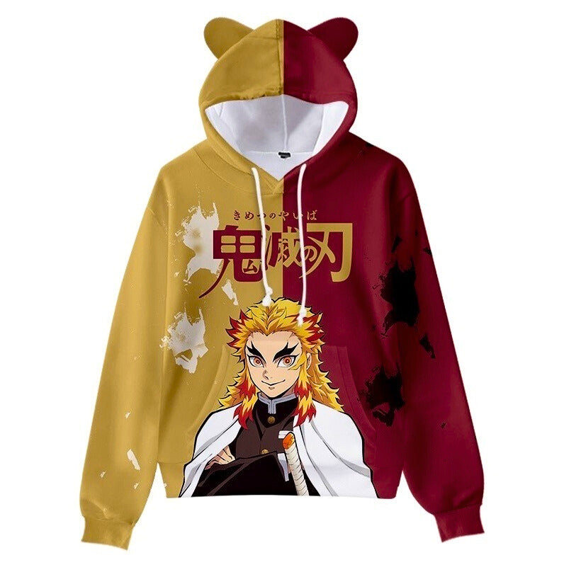 Demon Slayer Cat Ears Hoodies (7 Styles) - AnimeGo Store