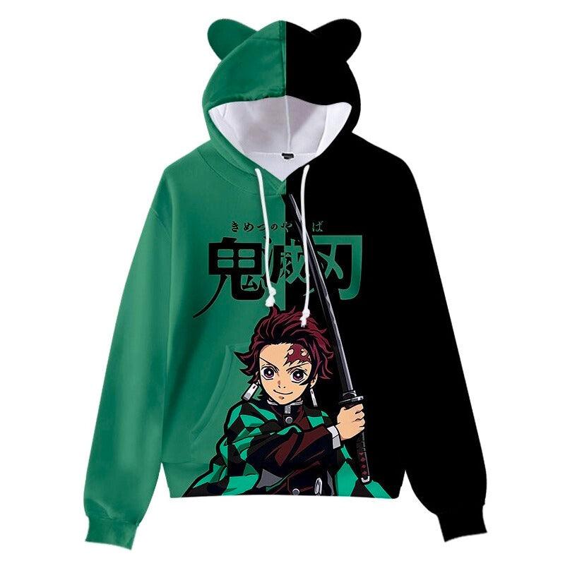 Demon Slayer Cat Ears Hoodies (7 Styles) - AnimeGo Store