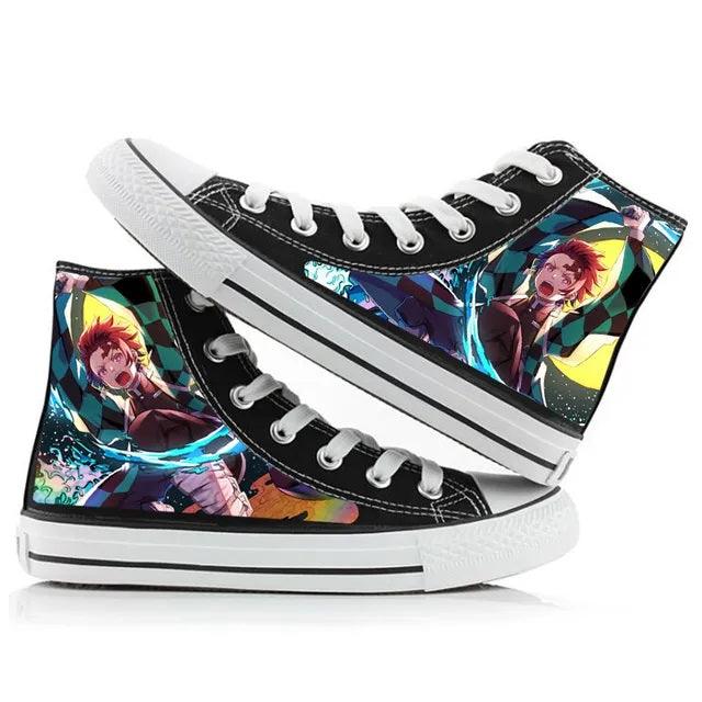 Demon Slayer High Top Canvas Shoes / Sneakers (9 Styles) - AnimeGo Store