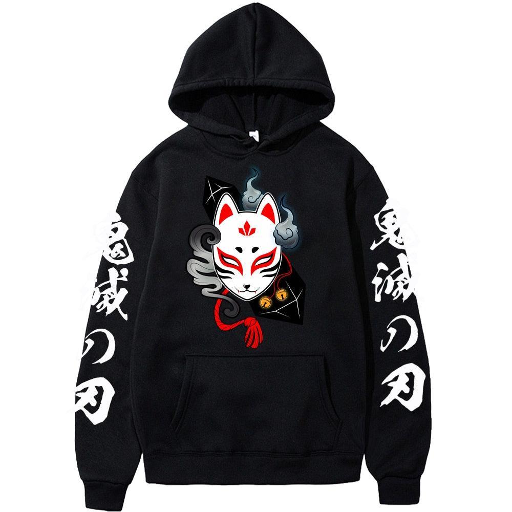 Demon Slayer Kitsune Mask Hoodies (6 Colors) - AnimeGo Store