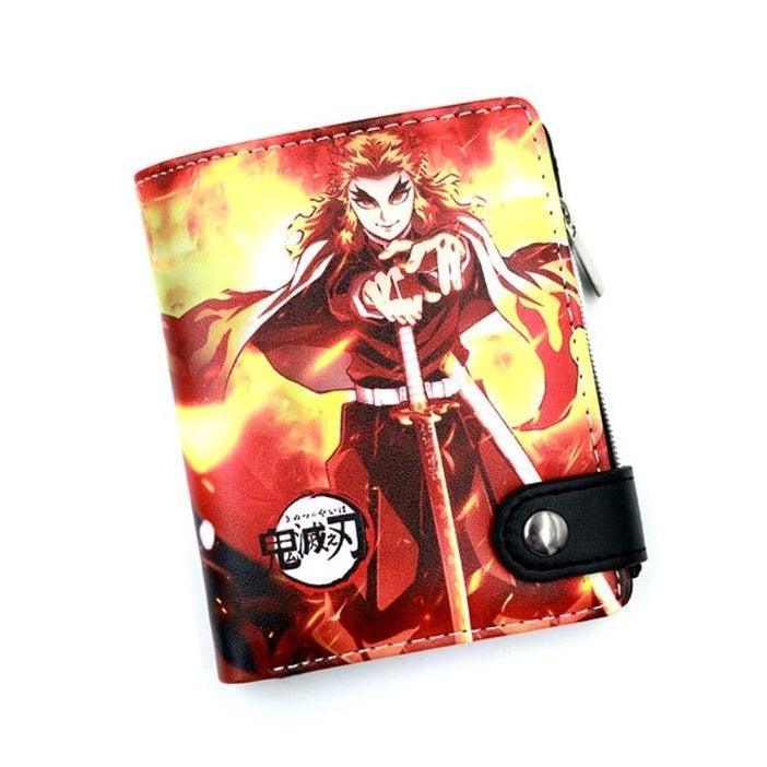Demon Slayer PU Leather Button Wallets (7 Styles) - AnimeGo Store