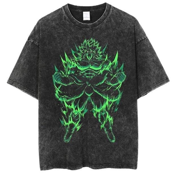 Dragon Ball Vintage Washed Cotton T-Shirts DTG Series (16 Styles) - AnimeGo Store