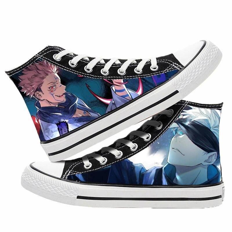 Jujutsu Kaisen High Top Canvas Shoes / Sneakers (5 Styles) - AnimeGo Store