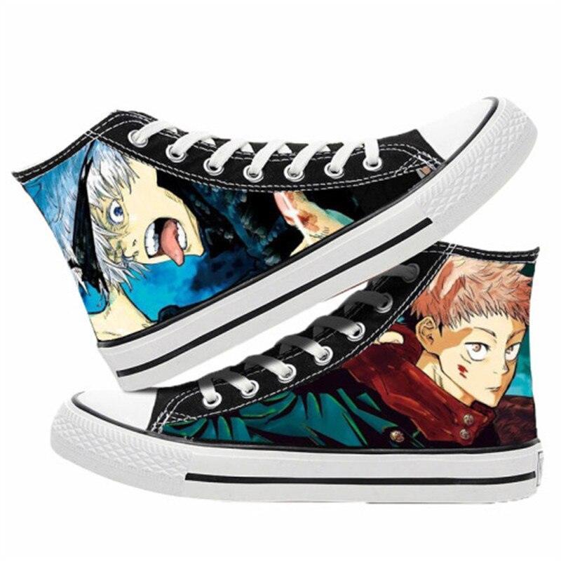Jujutsu Kaisen High Top Canvas Shoes / Sneakers (5 Styles) - AnimeGo Store
