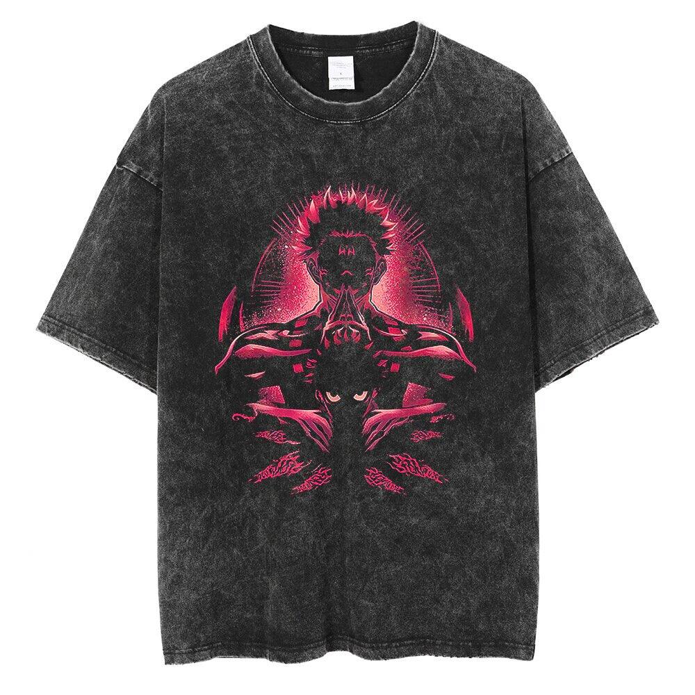 Jujutsu Kaisen Vintage Washed Cotton T-Shirts Series (15 Styles)